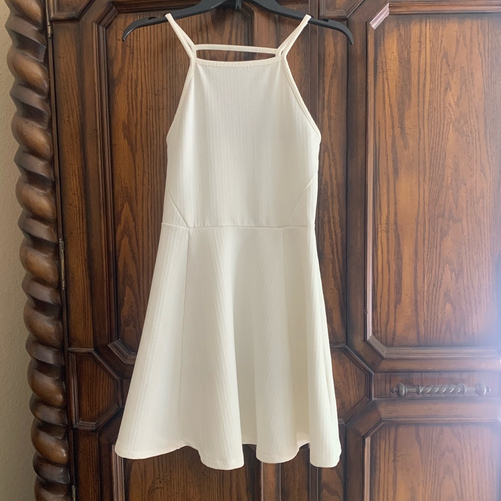 H&M White Halter Dress
